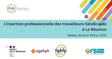 Tableau de bord sur l'insertion professionnelle des travailleurs handicapés à La Réunion - Edition 2025 