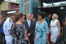 Visite de Marlène Schiappa, secrétaire d'Etat chargée de l'Egalité entre les femmes et les hommes et de la lutte contre les discriminations, à La Réunion