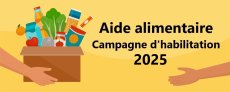 Aide alimentaire : campagne d'habilitation régionale 2025